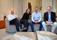 From left to right: Thomas Davvinche, Charmain van Dis, Emiel van Beek, and Ferry Knol from De Eekhoorn Dutch Furniture.