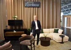 Christian Dahl for Danish design brand Njordecor. They shared stand with Dawood.