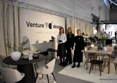 The ladies from Venture design Ida Wikstrom, Hanna Wetterlund and Vilma Ferm, showed a lot of new collections, even branching out into decoration, aside from their indoor collection.