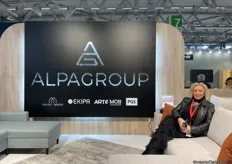 Isabelle Hoerner from the ALPAGroup, which has different brands, like Parisot Industrie, Ekipa, Arte Mob International and PGS.