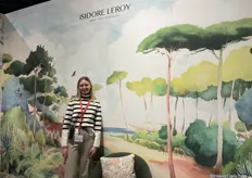Alena Hurschler from Isidore Leroy, a French wallpaper brand.