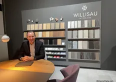 Peter van Lommel with the collection from the Swiss company Willisau.
