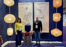 Pei-Ching with Jean-Marc Daniels, participate for the first time at the Maison&Objet with Taiwan-Lantern