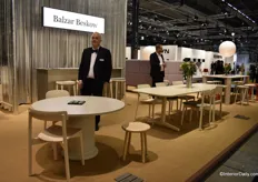 Roger Olsson from Balzar Beskow. Since 1957 the company manufactures Swedish furniture, of which 95% is locally produced.