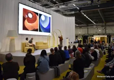 One of the talks hosted at the fair was by architect and industrial designer Patricia Urquiola. It featured Urquiola's visionary approach to design.
