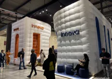 Innova also made a big impression with inflatable stands.
