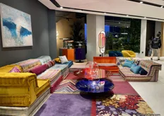 Colorful popular collection of roche bobois that can be put together yourself with modular elements.
