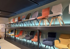 The chair collection from the French brand Girardeau.