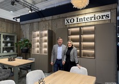 Peter and Teona from XO Interiors with their new cabinet line.
