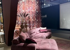 The EasySofa stand always stands out because of its bold use of color.