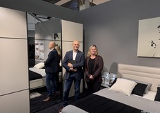 Volker Thaens (left) and Sabrina Häcker (right) at the newest collection at Rauch.