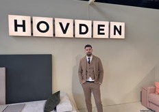 Morgan Manfroy, sales representative Benelux, welcomed all visitors at the booth of Hovden.
