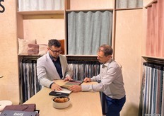 Tomasz Wilk (left) and Ward von Vugt (right) attended Brussels as the face of DAVIS.