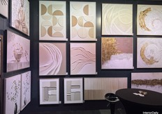 ImageLAND showed its new canvasses presented on big walls filled with art.