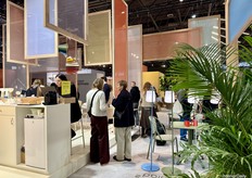 A glimpse of the stand of the French company Fermob.