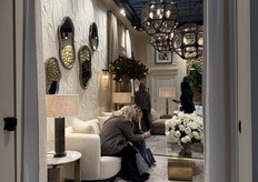 A glimpse of the Eichholtz stand, which always attracts a lot of attention.