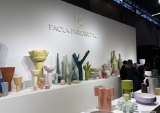 The well-known collection of vases and pots made of paper by Paola Paronetto.