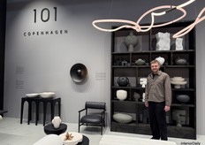 Mads Pederson with the latest collection from 101 Copenhagen.