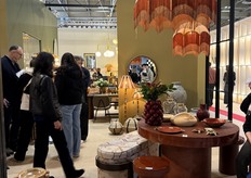 A glimpse in the booth of Chehoma.