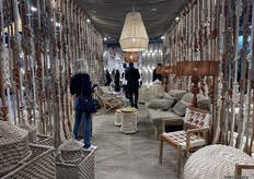 The Greek company had their entire booth made of macramé, which is exactly what they excel at...