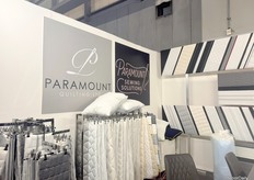 Racks and walls used to show new mattress/ cushion protectors and covers by Paramount Quilting.