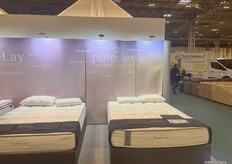 Purecare and PureLay showcasing the new luxurious mattress & Pillow protection offered for the European and UK market.