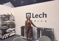 Aleksandra Goszczyńska-Wilbik, Key Account Director, attending the January Furniture Show for the first time with Lech Fabrics.