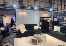 The newest collection of modular sofas by META Sofa presented as the staple of the stand.