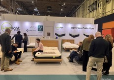 The team behind Limelight Beds had it busy busy on the stand throughout the fair due to its focus on sustainability and FSC Certification.