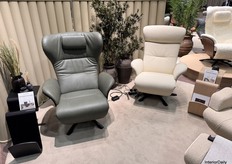 Aviora (left) and Nova (right), designed by Kent Thorsell, both offered in a range of fabrics from Conform.