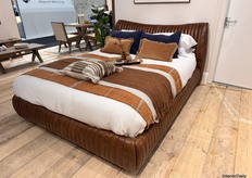 Willis & Gambier introduce a new bedframe featuring authentic buffalo leather, combining durability with elegance.