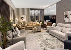 Ashwood’s combination of natural yet warm colors across various recliner couches, featuring their own in-house fabrics.