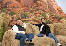 Oren Nuri, CEO, and Eran Yaron, Creative Director at SQUR8, welcomed visitors and press at their stand.