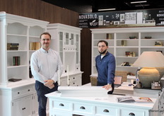 Nova Solo made its successful debut at imm cologne, accompanied by sales representatives Nicolas Soenen (left) and Tradt Kloos (right).