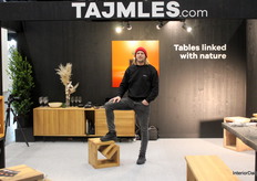 Andrej Zitnan, CEO of Tajmles, showcased the new GUBO design. Functional, modular, and adaptable, the pieces connected to create tailored storage configurations.