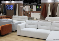 Justwise Group presented its latest collection of couches, featuring a range of their own fabrics that could be applied to most models.