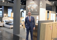 Mehmet Nuri Emre, Senior Foreign Trade Expert, represented Adore at imm cologne with their newest flatpacked, easily transportable collections.
