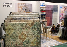 Visitors explored Kleen-Tex HOME’s latest collection of rugs.