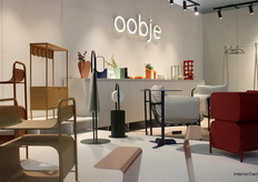 Oobje presented its entire collection at the booth, featuring the award-winning designs.