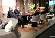 Nimble Dining by BW Bielefelder was introduced with 360-degree chairs, highlighting organic forms in its design.