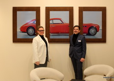Making their debut at Ambiente, Frauke (left) and Enrico presented InkPoster and IONNYK.