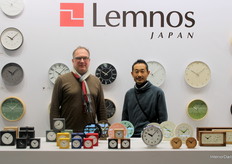 At Lemnos Japan, Holgee Clasing and Kikuchi Keisuke greeted visitors interested in design straight from Japan.
