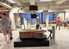 Meyer von Wielligh exhibited handcrafted  furniture using sustainable timber including ash, oak, walnut and kiaat, producing their signature collection and as well as custom one-off pieces.