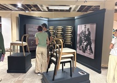 Woodbender's furniture collection that was on display, was also nominated for a design award at the fair.