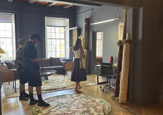 Visitors exploring the Herringbone showroom in Central Cape Town.