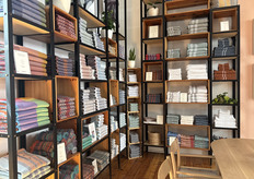 Some of the vast array of cloths available from Mungo featured in their Cape Town showroom.