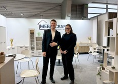 Herman Lepski and Katarzyna Groth from Meblecraft, Polish producer of furniture.