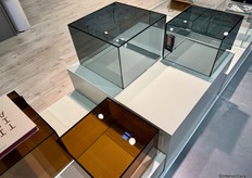 Actona Group designs, produces, sources, and supplies furniture. They also presented these glass side tables.