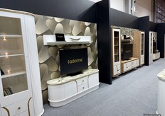 Fadome showcased numerous new cabinet collections, mainly cabinets and TV units.