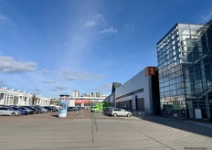 Here’s a view of the exhibition halls from the outside, in Poznań.